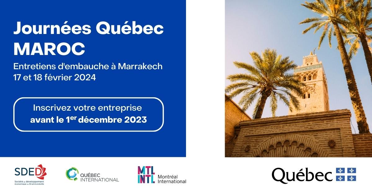 Journée Québec Maroc Montréal International